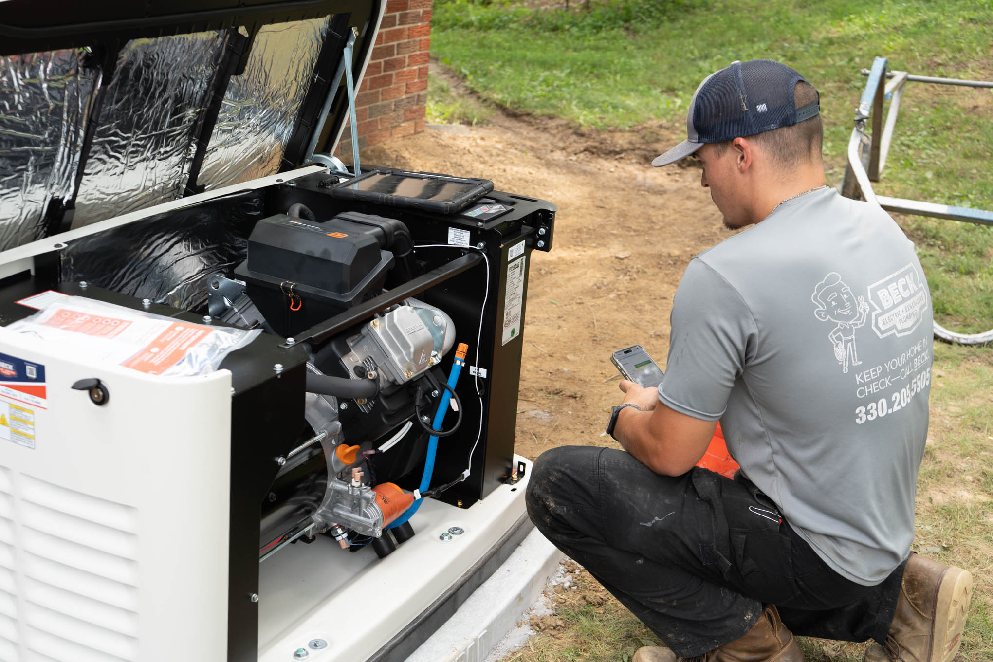 Generator installation
