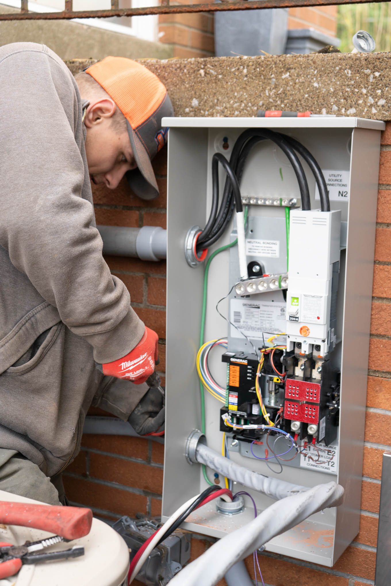 Beck Electric, Generators & Plumbing Transfer Switch Install